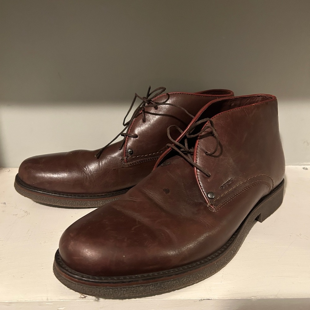 Geox Men's Dark Brown Chukka Boots